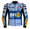 Front view of Alex Marquez Gresini Ducati MotoGP Leather Jacket 2026