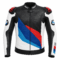 Front view of BMW Dyno S1 leather racing jacket